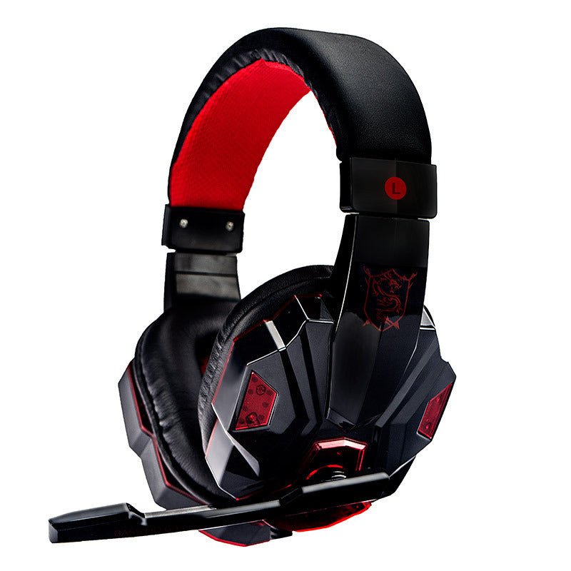 black headphone
