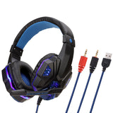 black headphone