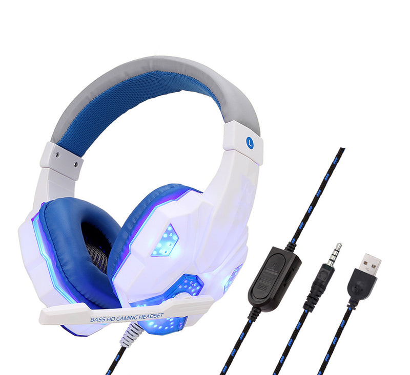 black headphone