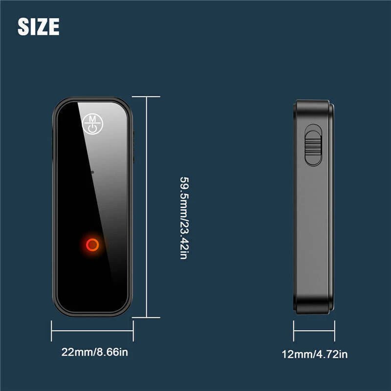 USB Wireless Bluetooth 5.0 2-in-1 Audio Adapter Transmitter and Receiver with 3.5mm AUX for Car Use