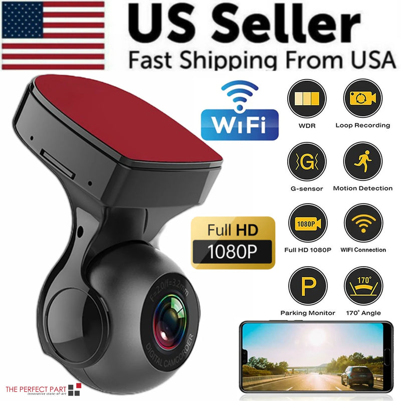170 Wifi Dash Cam Recorder Car Camera 
