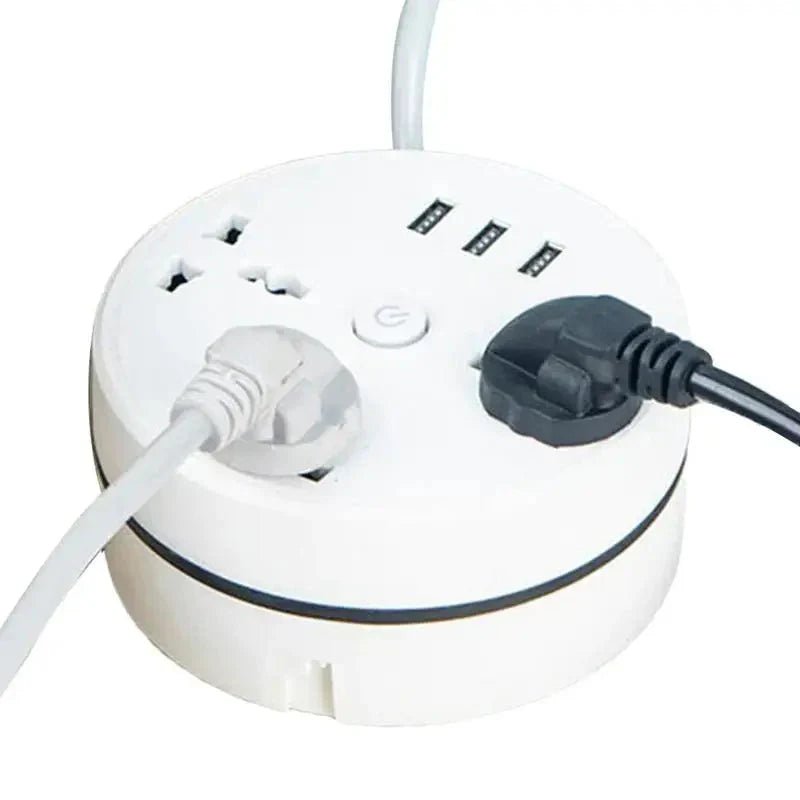 EU Plug AC Outlet Smart Home Power Strip 