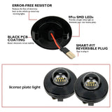 2X LED License Plate Light Rear Bumper Tag Assembly Lamp for Ford F150 F250 F350