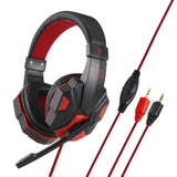 black headphone