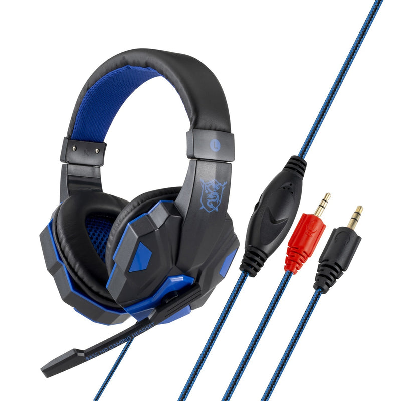 black headphone