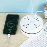 EU Plug AC Outlet Smart Home Power Strip 