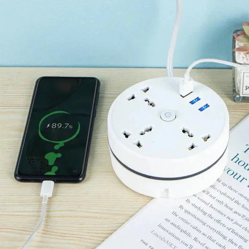EU Plug AC Outlet Smart Home Power Strip 