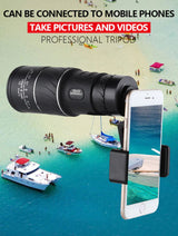 40X60 Monocular Binoculars with Night Vision BAK4 Prism High Power Waterproof